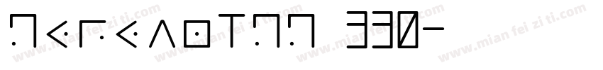 GeneralGG 330字体转换